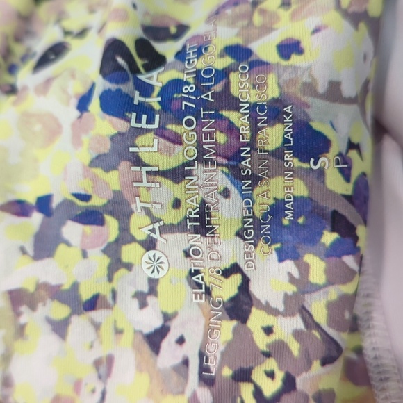 Athleta Elation Train 7/8 Tight dynamic leopard pastel - Picture 6 of 8